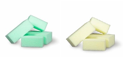 Ledermax Applikatorschwamm blau/gelb groß