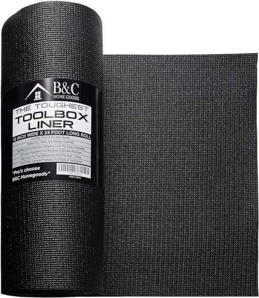 B&C Home Goods Anti-Rutsch-Matte für Schubladen, Werkzeugkasten, Auto, Küche