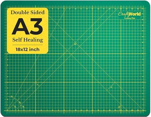 Crafty World 30,5 x 45,7 cm Schneidematte zum Nähen, selbstheilend, doppelseitig