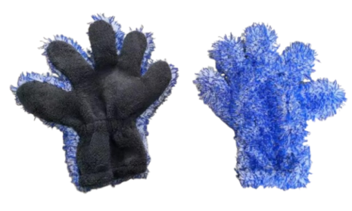 Polished Waschhandschuh 5 Finger Perfekt Für Fahrzeuge und Felgen Autopflege