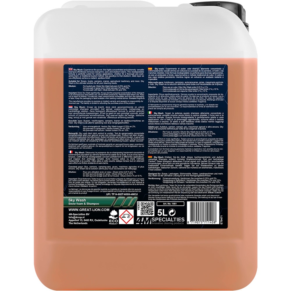 Sky Wash Schneeschaum & Shampoo 5L – Bild 2