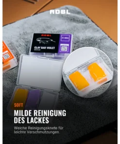 ADBL Clay Bar Orange 2x50g Reinigungsknete Soft – Bild 2